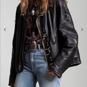 LIKE NEW R13 Motorcycle Jacket w/ Rings